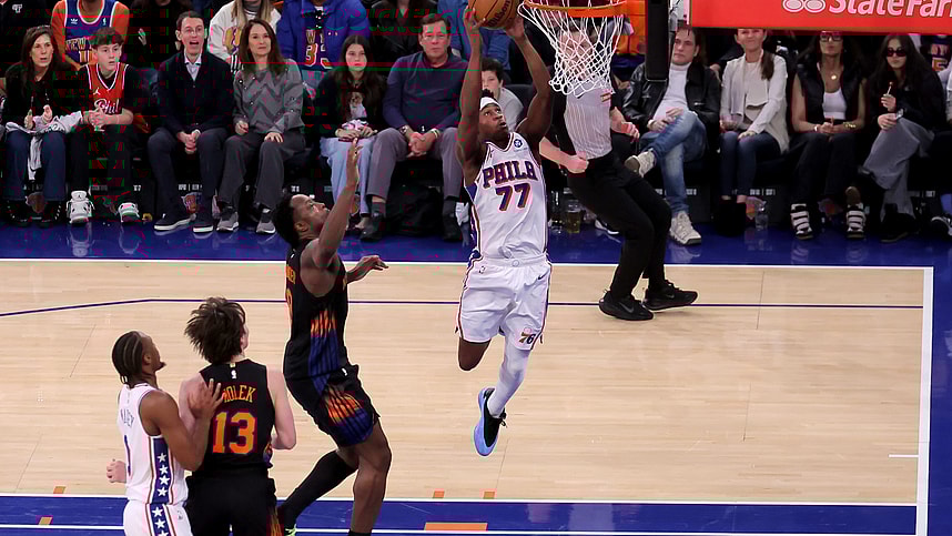 NBA: Philadelphia 76ers at New York Knicks