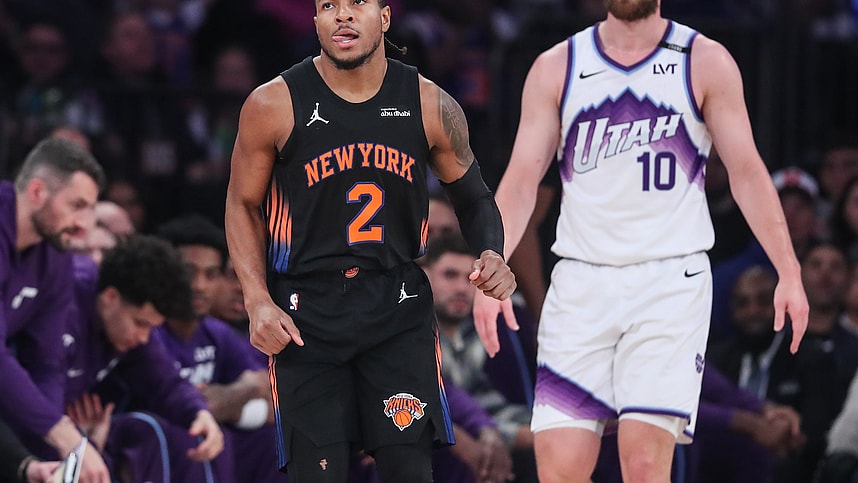 NBA: Utah Jazz at New York Knicks, miles mcbride