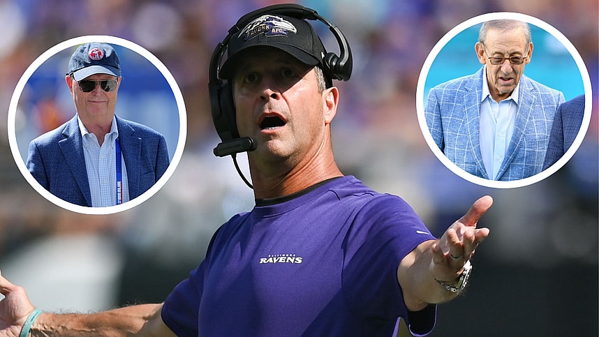 Giants, Dolphins, John Harbaugh, John Mara, Stephen Ross
