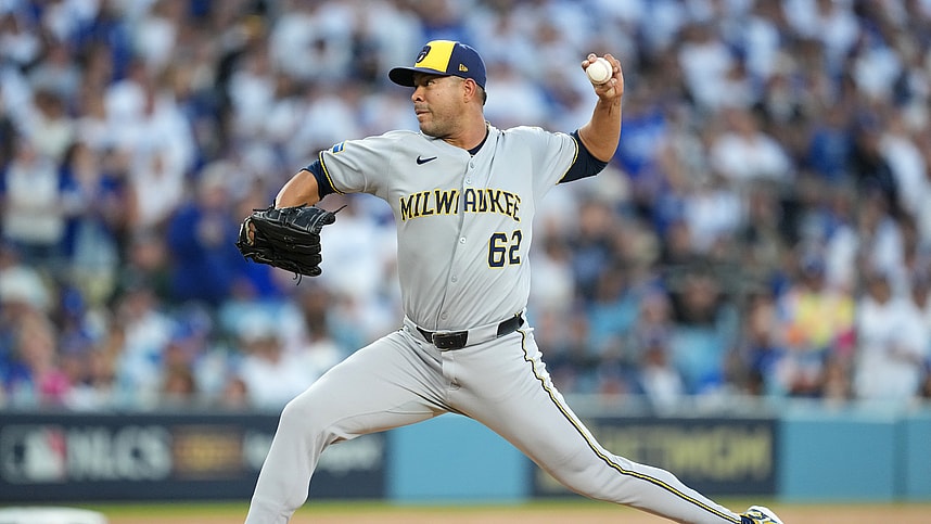 MLB: Playoffs-Milwaukee Brewers at Los Angeles Dodgers, mets, jose quintana