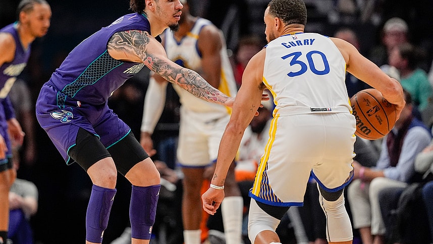 NBA: Golden State Warriors at Charlotte Hornets