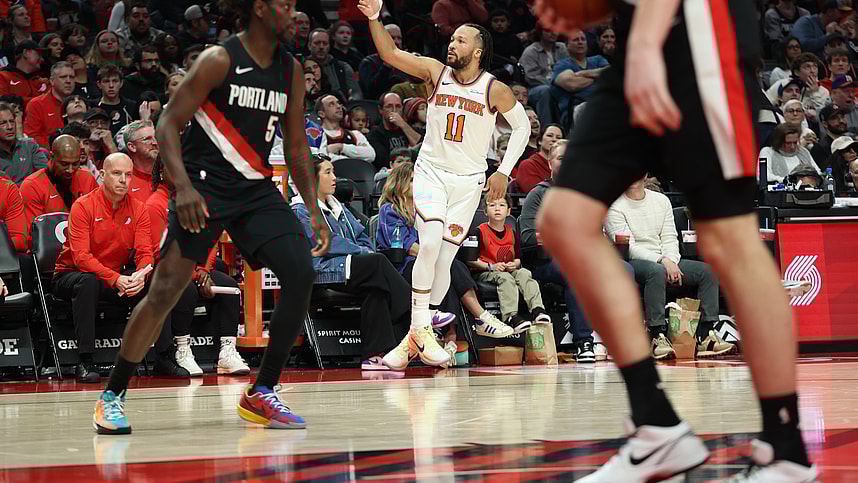 NBA: New York Knicks at Portland Trail Blazers