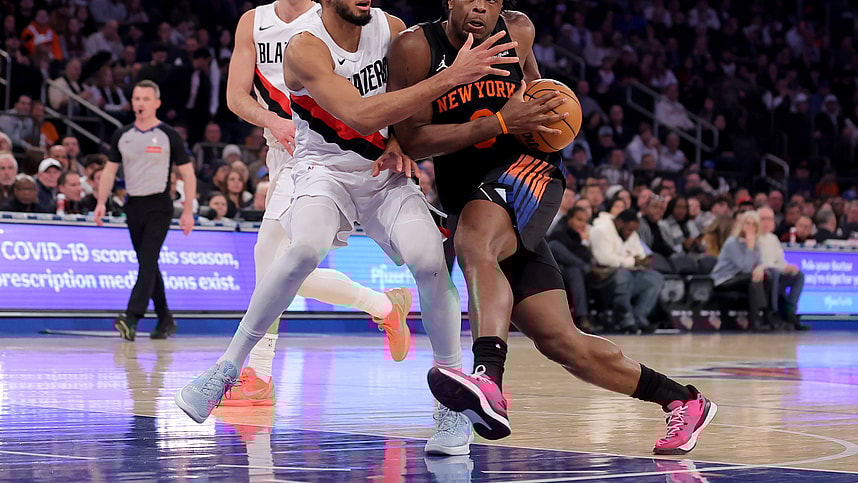 NBA: Portland Trail Blazers at New York Knicks