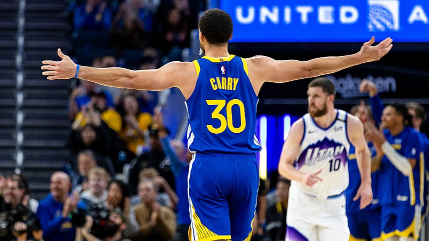 Stephen Curry, NBA: Utah Jazz at Golden State Warriors
