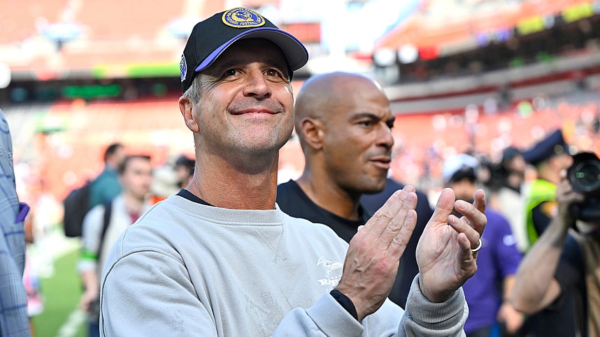 john harbaugh, giants, NFL: Baltimore Ravens at Cleveland Browns