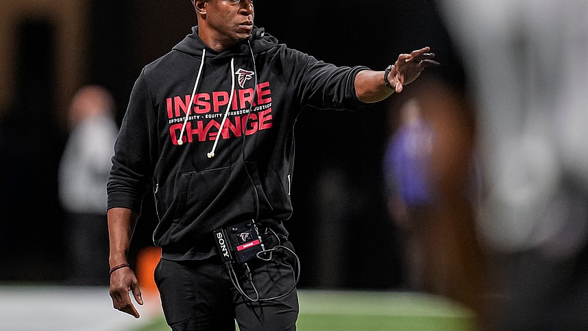 Raheem Morris, giants, NFL: New Orleans Saints at Atlanta Falcons