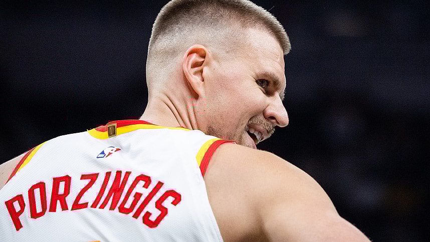 warriors, kristaps porzingis, NBA: Atlanta Hawks at Indiana Pacers