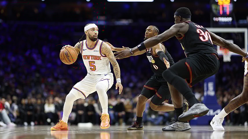 NBA: New York Knicks at Philadelphia 76ers