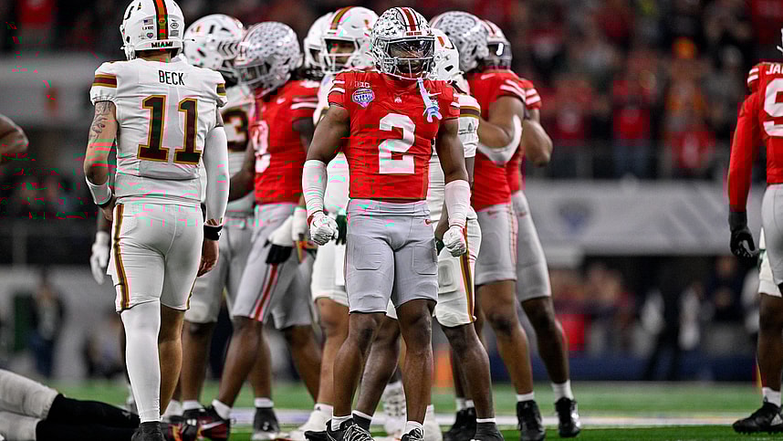 NCAA Football: Cotton Bowl-Miami at Ohio State, giants, caleb downs