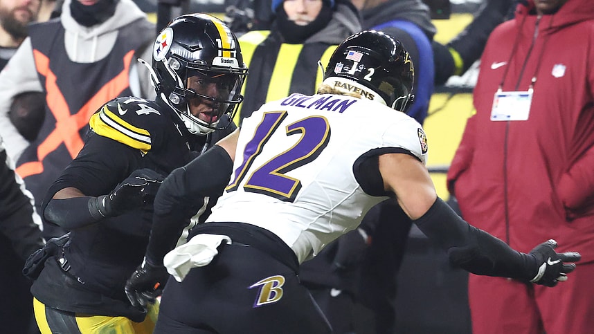 Alohi Gilman, giants, NFL: Baltimore Ravens at Pittsburgh Steelers