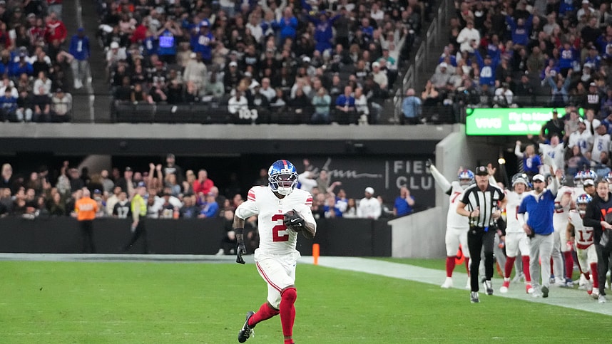 deonte Banks, NFL: New York Giants at Las Vegas Raiders