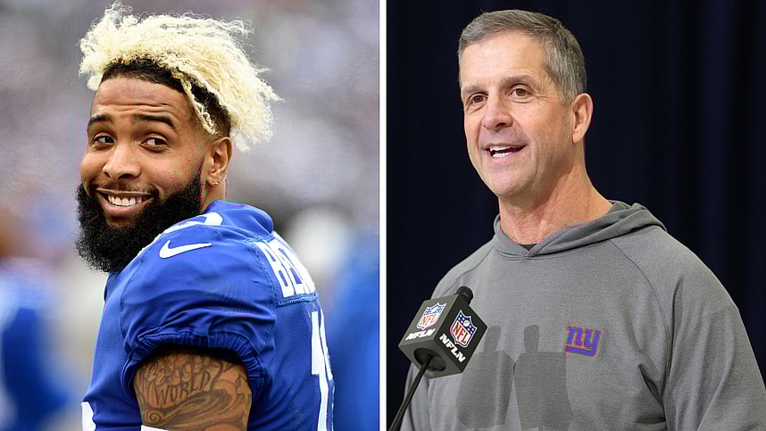 Giants, John Harbaugh, Odell Beckham Jr.