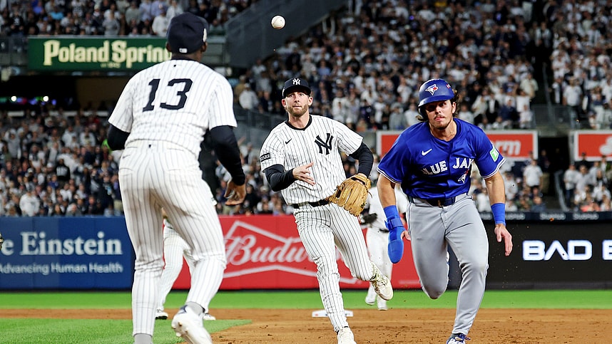 MLB: Playoffs-Toronto Blue Jays at New York Yankees