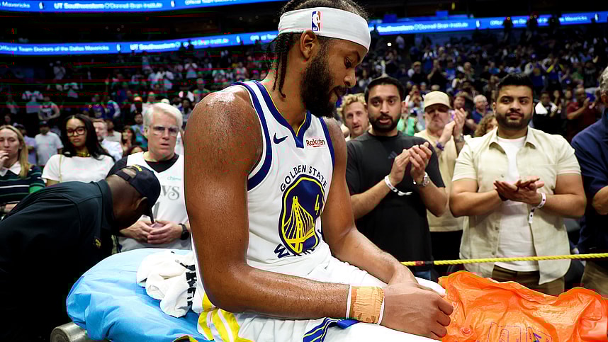 moses Moody, NBA: Golden State Warriors at Dallas Mavericks