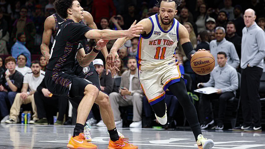 NBA: New York Knicks at Brooklyn Nets