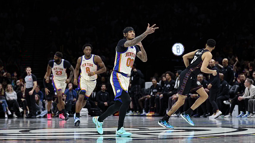 NBA: New York Knicks at Brooklyn Nets