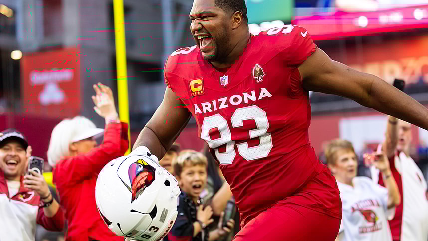 Calais Campbell, giants, NFL: Los Angeles Rams at Arizona Cardinals