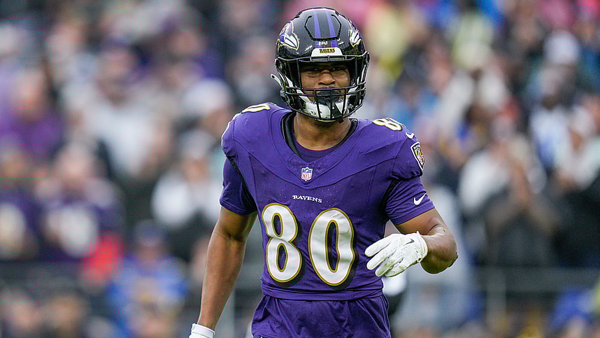 Isaiah Likely, giants, NFL: Los Angeles Rams at Baltimore Ravens