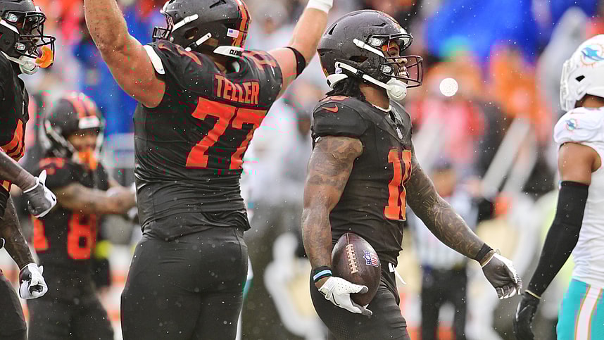 NFL: Miami Dolphins at Cleveland Browns, wyatt teller, new york giants