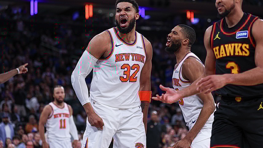 NBA: Playoffs-Atlanta Hawks at New York Knicks