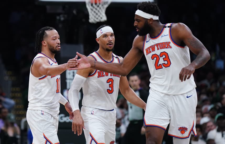 NBA: Playoffs-New York Knicks at Boston Celtics, mitchell robinson