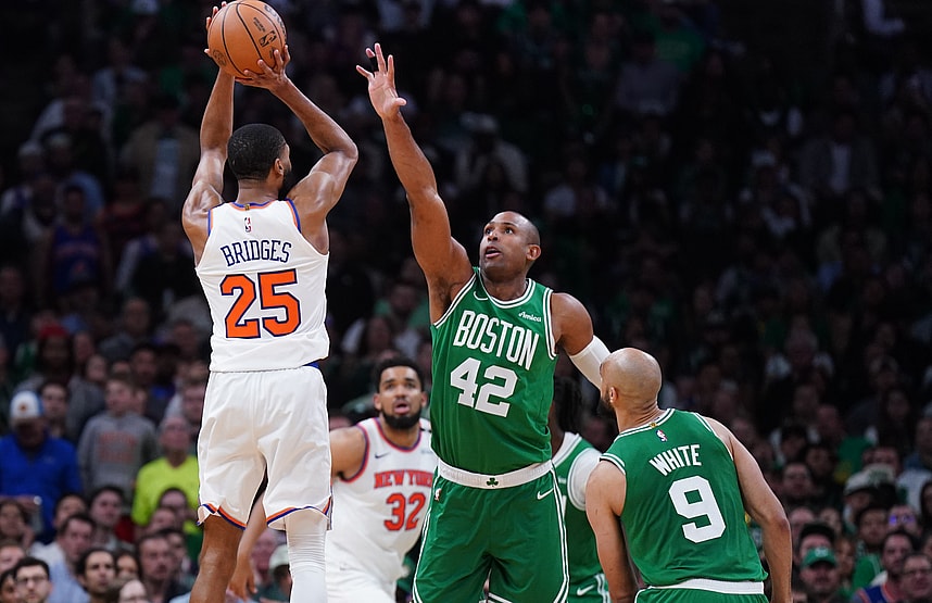 NBA: Playoffs-New York Knicks at Boston Celtics
