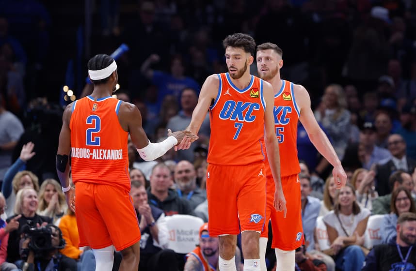 Shai Gilgeous-Alexander, NBA: Golden State Warriors at Oklahoma City Thunder