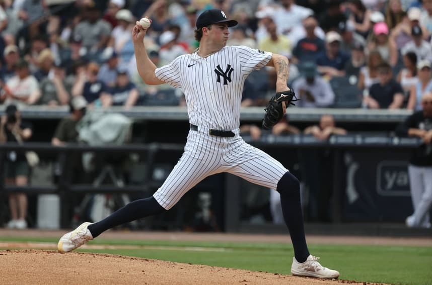 MLB: Spring Training-Pittsburgh Pirates at New York Yankees, cam schlittler