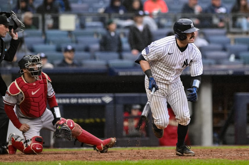 mlb: arizona diamondbacks at new york yankees, austin wells
