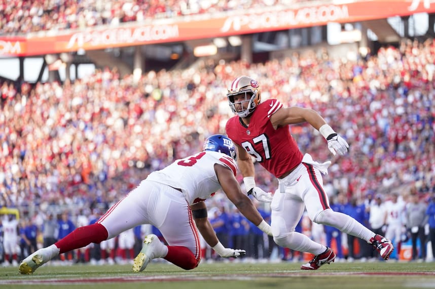 nfl: new york giants at san francisco 49ers, evan neal