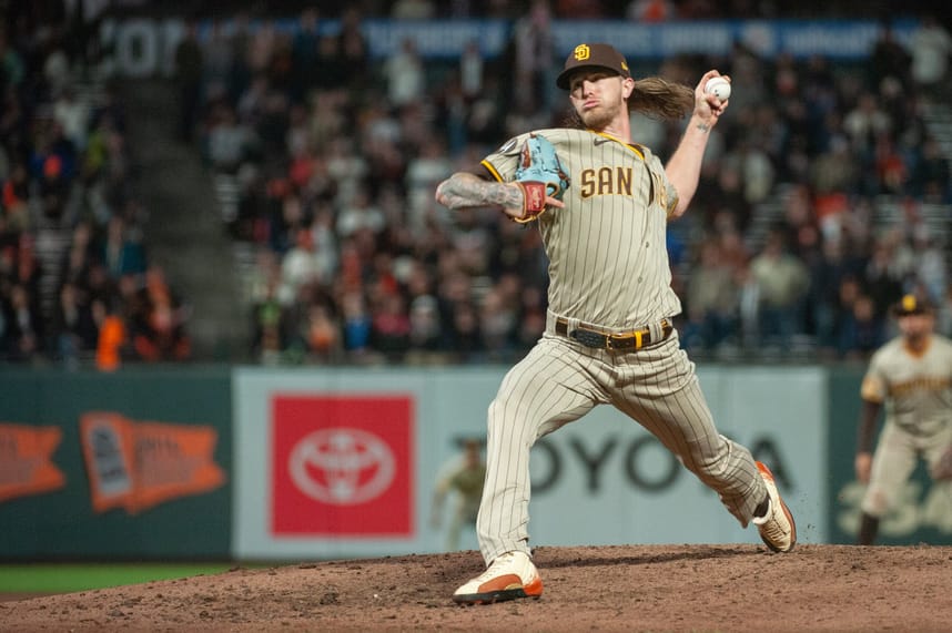 mlb: san diego padres at san francisco giants, yankees, josh hader