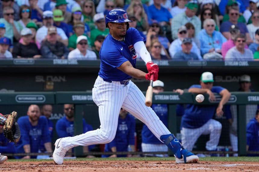 MLB: Spring Training-Texas Rangers at Chicago Cubs