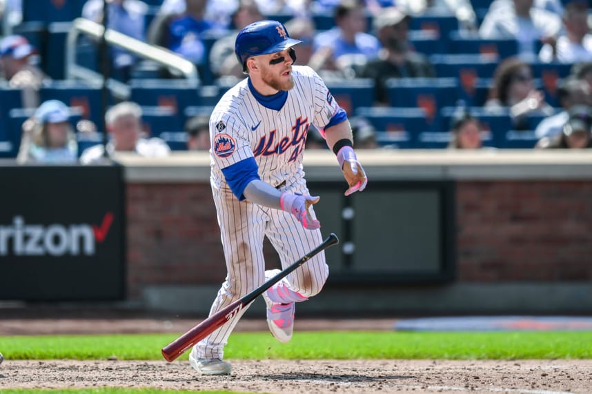 MLB: Chicago Cubs at New York Mets, harrison bader
