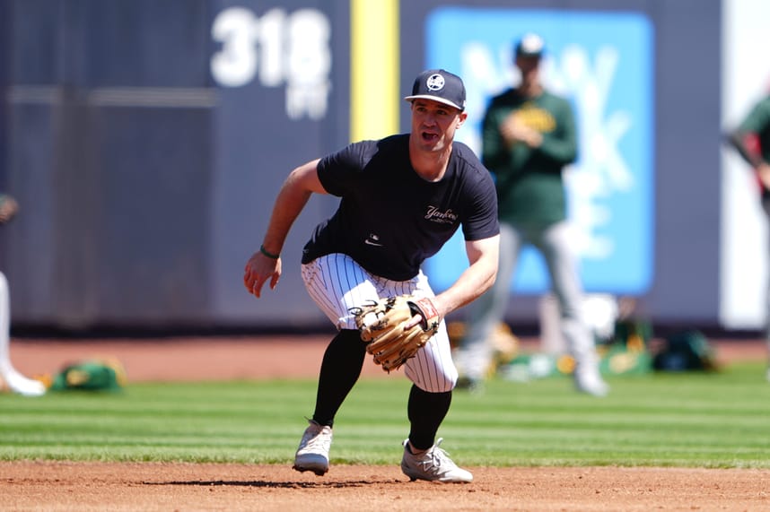 MLB: Oakland Athletics at New York Yankees, jon berti