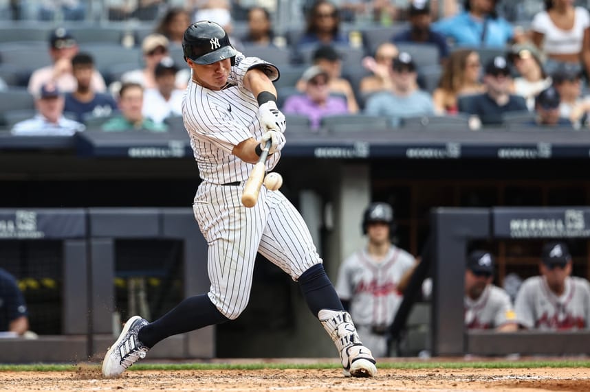 MLB: Atlanta Braves at New York Yankees, anthony volpe