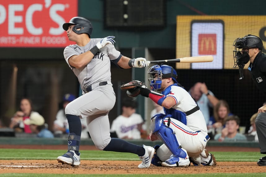MLB: New York Yankees at Texas Rangers, anthony volpe