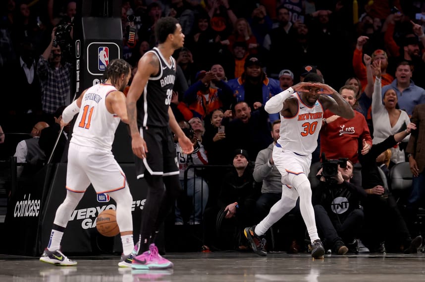 NBA: New York Knicks at Brooklyn Nets
