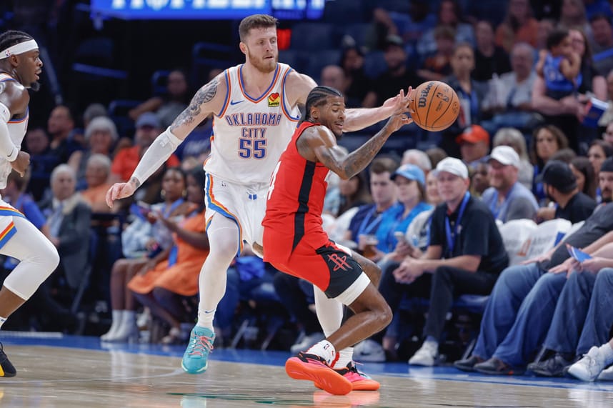 NBA: Preseason-Houston Rockets at Oklahoma City Thunder