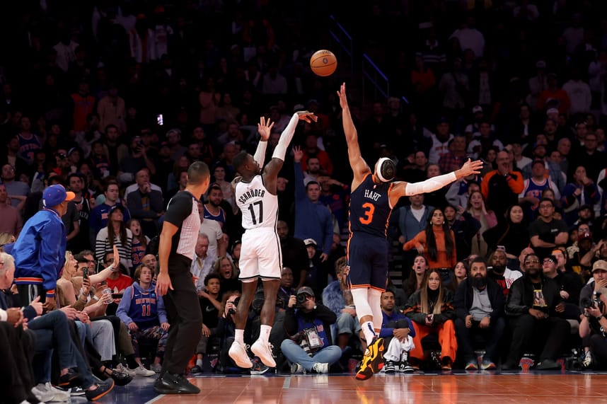 NBA: Brooklyn Nets at New York Knicks