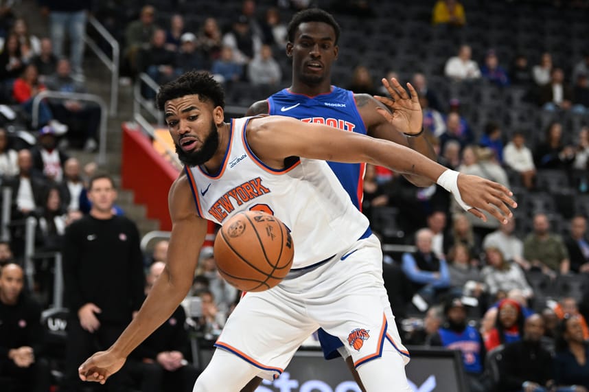 NBA: New York Knicks at Detroit Pistons