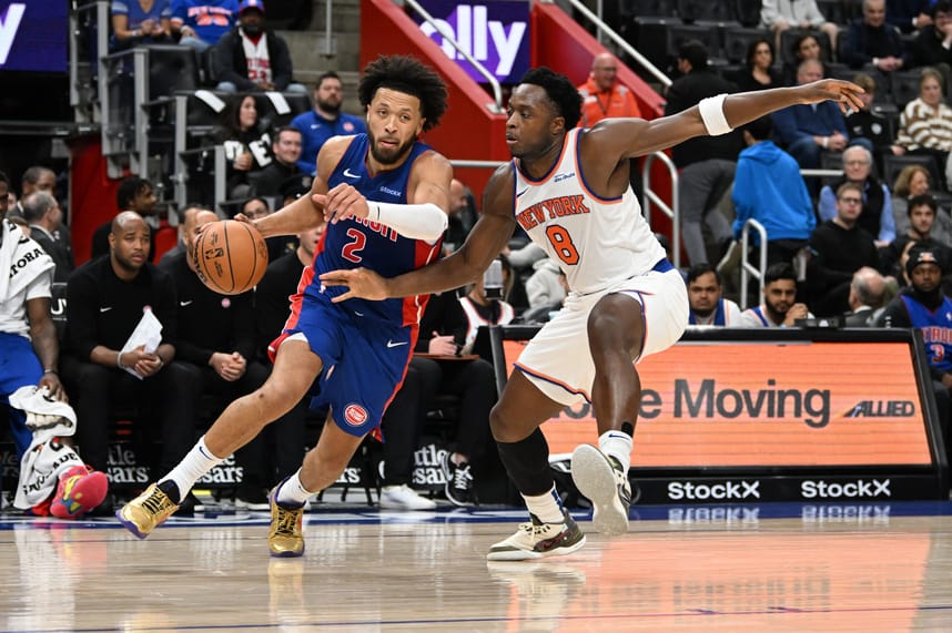NBA: New York Knicks at Detroit Pistons