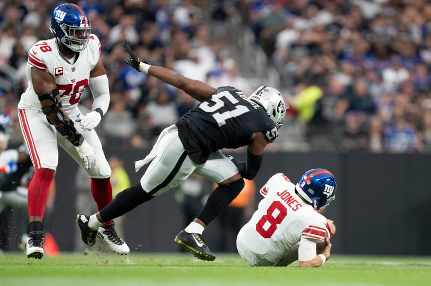 NFL: New York Giants at Las Vegas Raiders