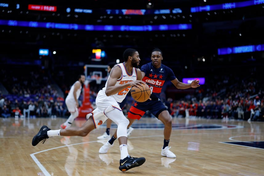 NBA: New York Knicks at Washington Wizards