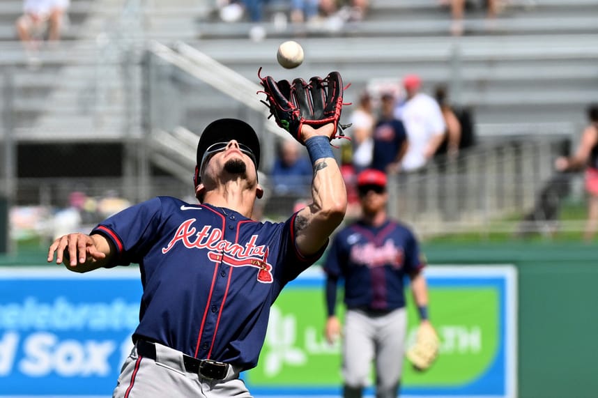 MLB: Spring Training-Atlanta Braves at Boston Red Sox