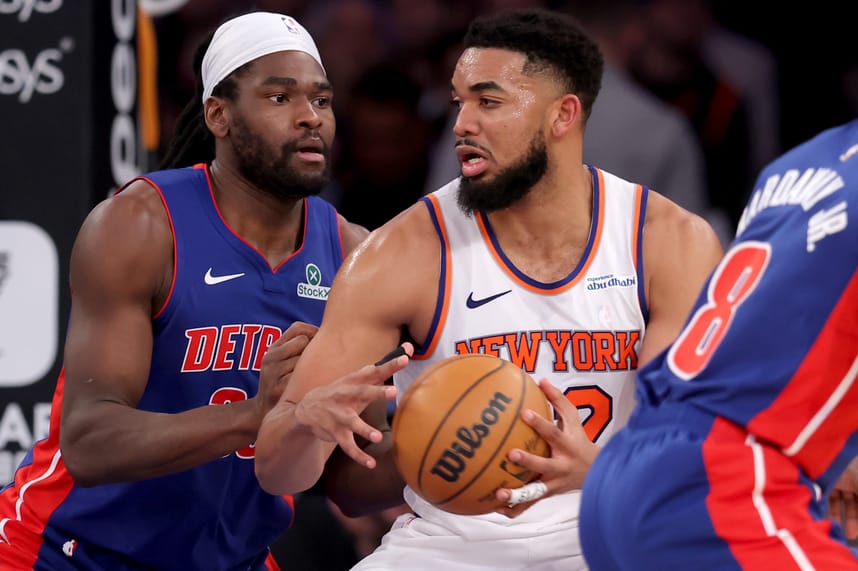 NBA: Detroit Pistons at New York Knicks