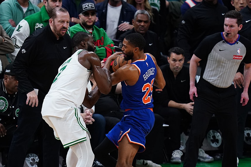 NBA: Playoffs-New York Knicks at Boston Celtics