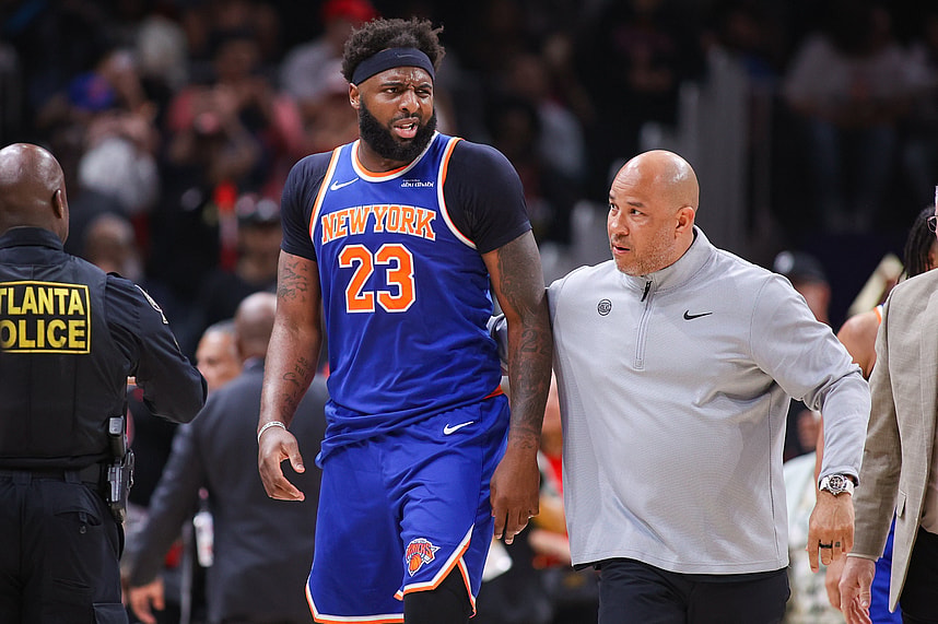 NBA: Playoffs-New York Knicks at Atlanta Hawks
