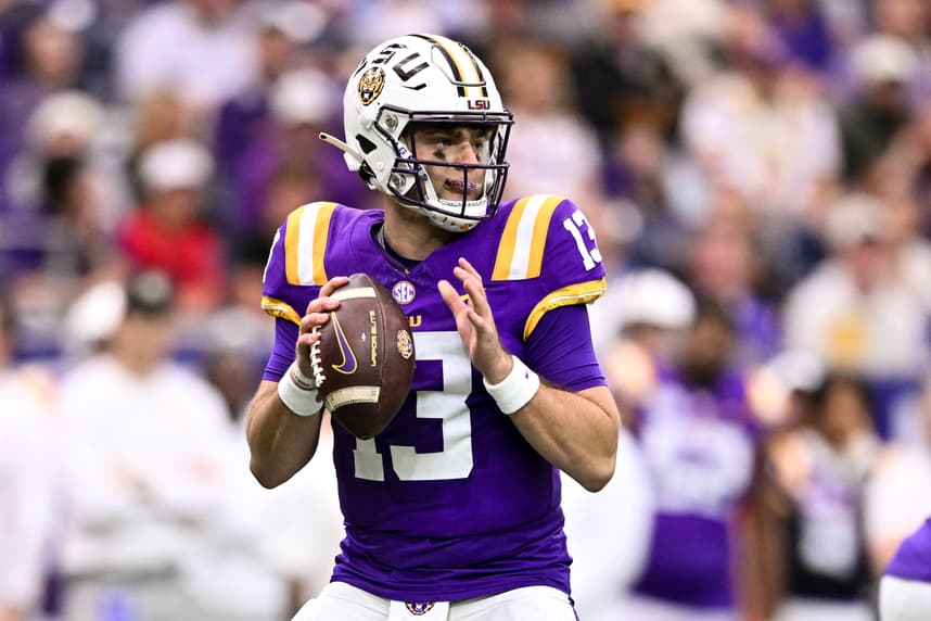 NCAA Football: Texas Bowl-Baylor at Louisiana State, Garrett Nussmeier, new york jets