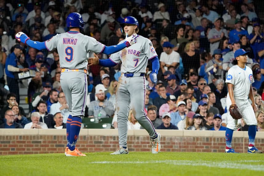 MLB: New York Mets at Chicago Cubs, brett baty