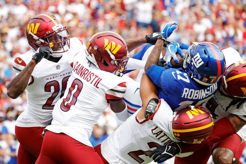 Wan'Dale Robinson, NFL: New York Giants at Washington Commanders